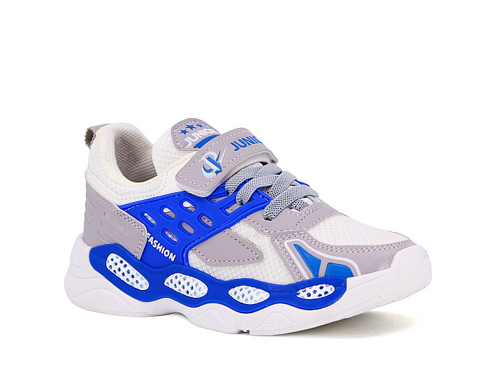 Projunior Filet 2633 Anorak Kutulu Spor Ayakkabı Buz - Gri - Mavi - Projunior