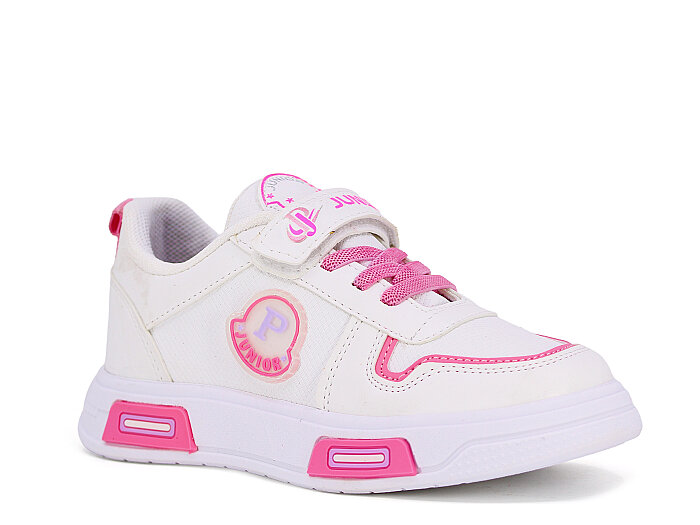 Projunior Filet 2672 Cilt Spor Ayakkabı Beyaz - Pembe 