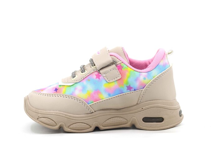 Projunior Patik 2530 Işıklı Spor Ayakkabı Bej - Projunior (1)