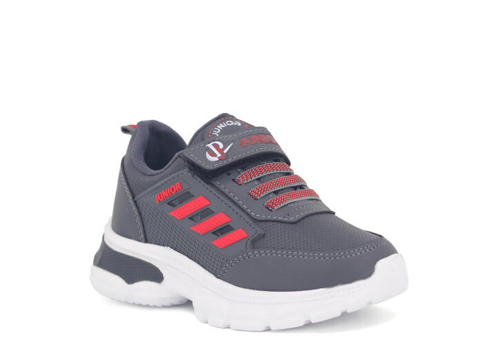 Projunior Patik 2560 Cilt Spor Ayakkabı Füme - Kırmızı - 1