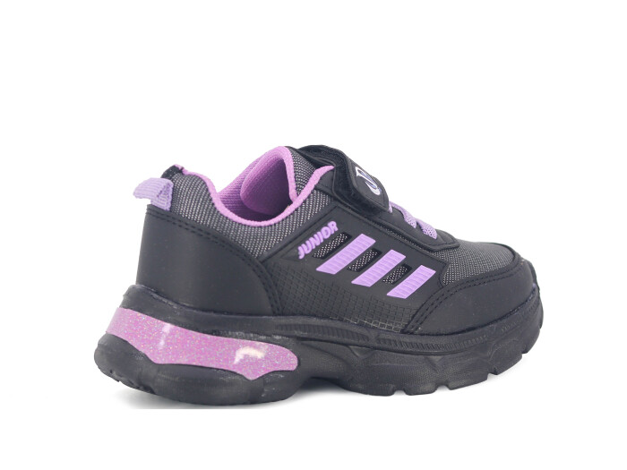 Projunior Patik 2560 Cilt Spor Ayakkabı Siyah - Lila - 3