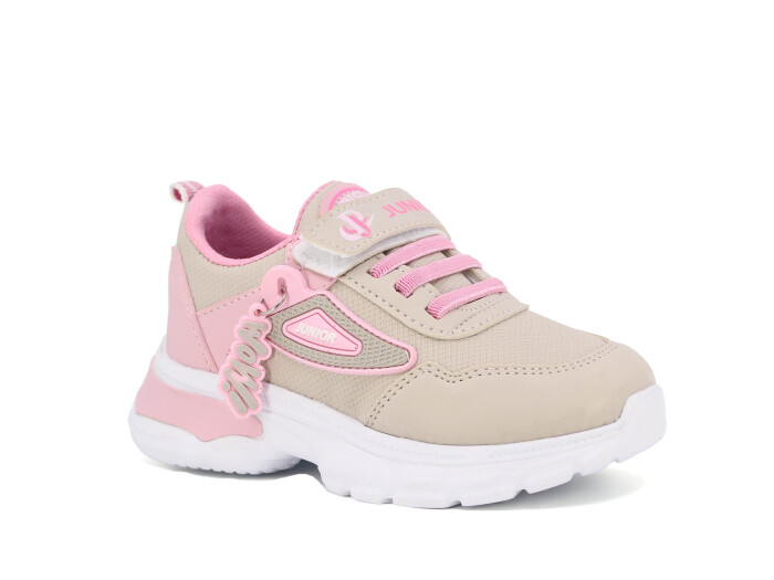 Projunior Patik 2590 Cilt Spor Ayakkabı Bej - Pembe - Projunior