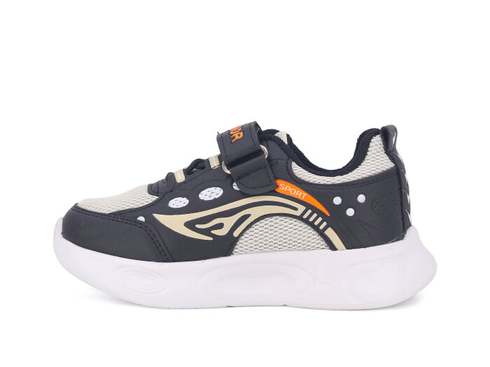 Projunior Patik 2612 Spor Ayakkabı Bej - Siyah - Turuncu - 2