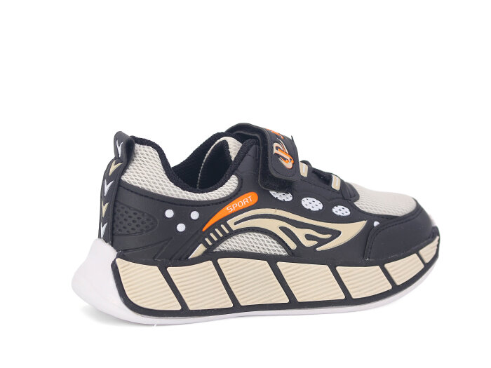 Projunior Patik 2612 Spor Ayakkabı Bej - Siyah - Turuncu - 3