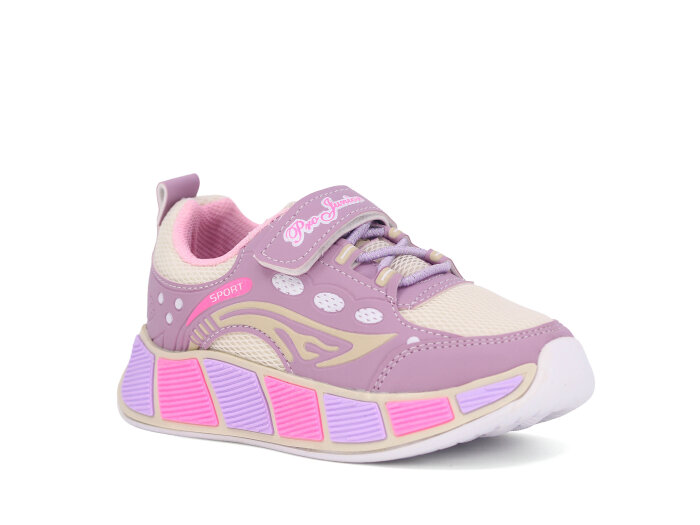 Projunior Patik 2612 Spor Ayakkabı Lila - Bej - Pembe - 1