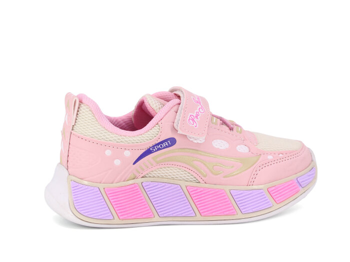 Projunior Patik 2612 Spor Ayakkabı Pembe - Bej - 3