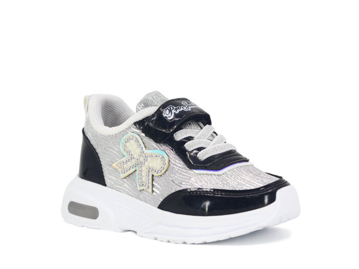 Projunior Patik 2626 Spor Ayakkabı Gümüş - Siyah - Projunior