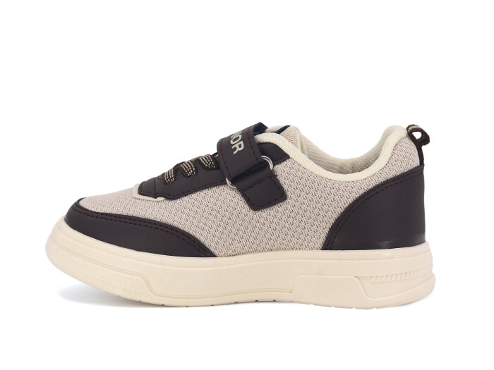 Projunior Patik 2660 Işıklı Spor Ayakkabı Bej - Kahve - Projunior (1)