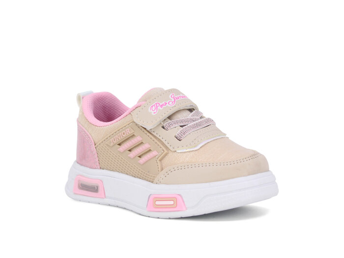 Projunior Bebe 2660 Işıklı Spor Ayakkabı Bej - Pembe - 1