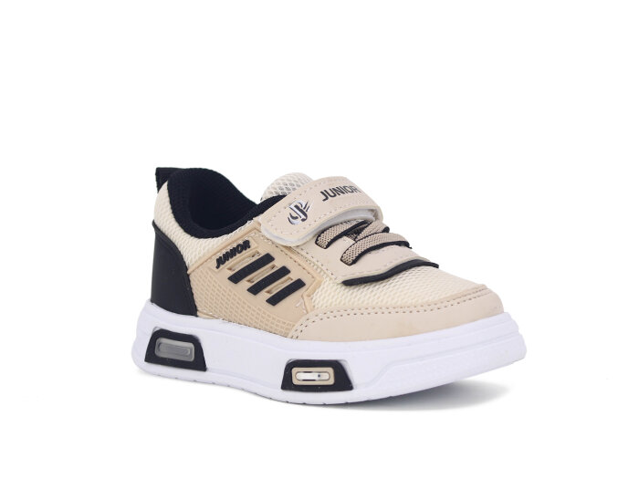 Projunior Bebe 2660 Işıklı Spor Ayakkabı Bej - Siyah - Projunior