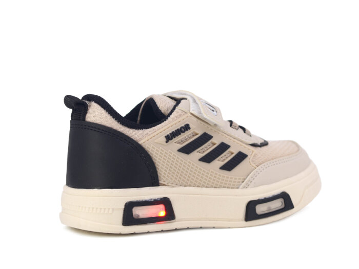 Projunior Patik 2660 Işıklı Spor Ayakkabı Bej - Siyah - 3