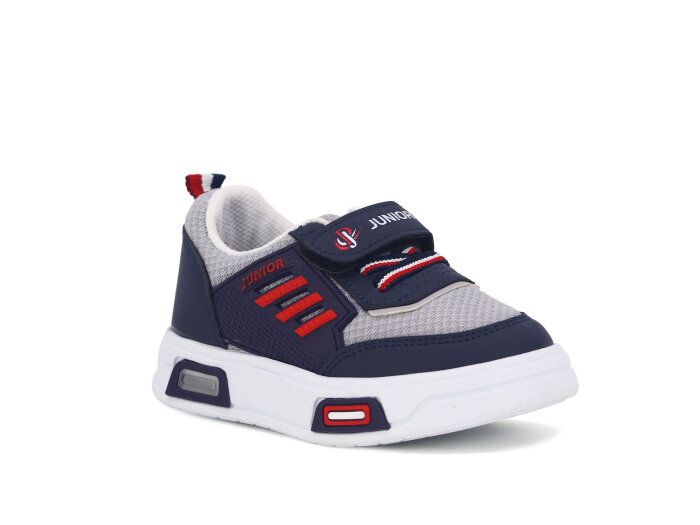 Projunior Bebe 2660 Işıklı Spor Ayakkabı Buz Gri - Lacivert - Projunior