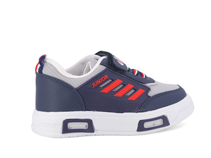 Projunior Patik 2660 Işıklı Spor Ayakkabı Gri - Lacivert - 3
