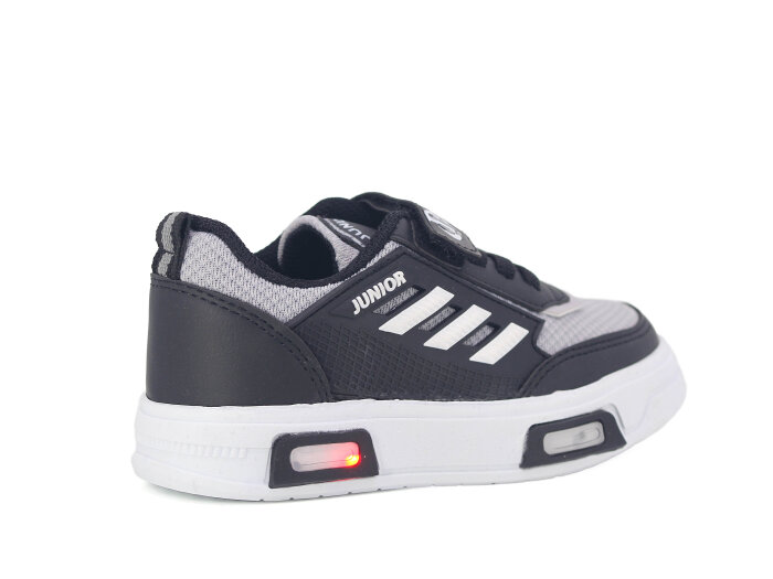 Projunior Patik 2660 Işıklı Spor Ayakkabı Gri - Siyah - 3
