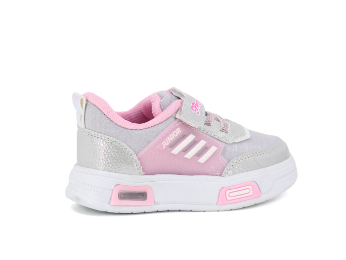 Projunior Bebe 2660 Işıklı Spor Ayakkabı Gümüş - Pembe - 3