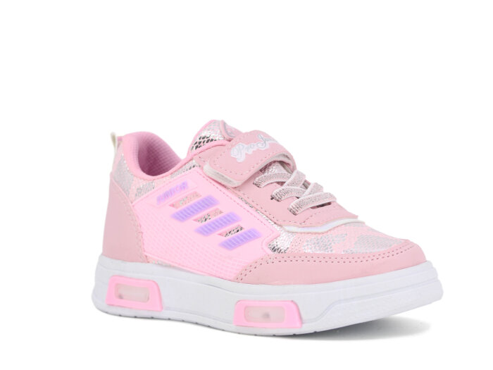 Projunior Patik 2660 Işıklı Spor Ayakkabı Pembe - 1