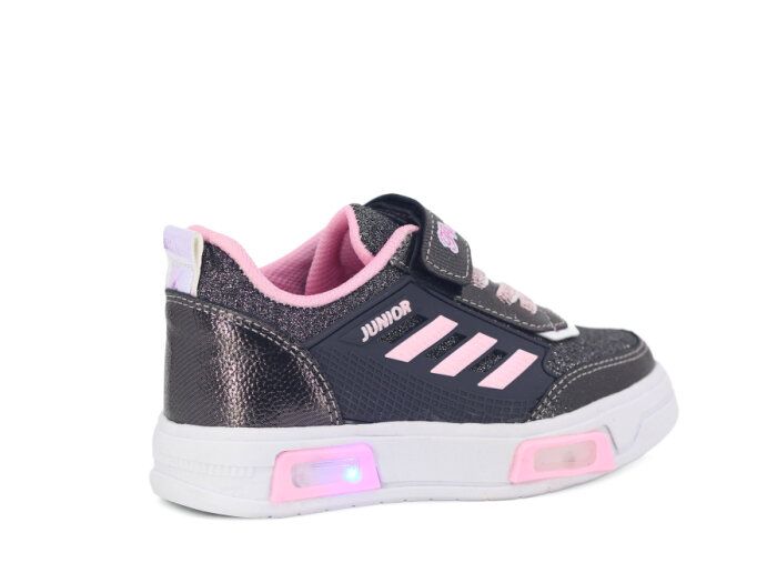 Projunior Patik 2660 Işıklı Spor Ayakkabı Platin - Pembe - 3