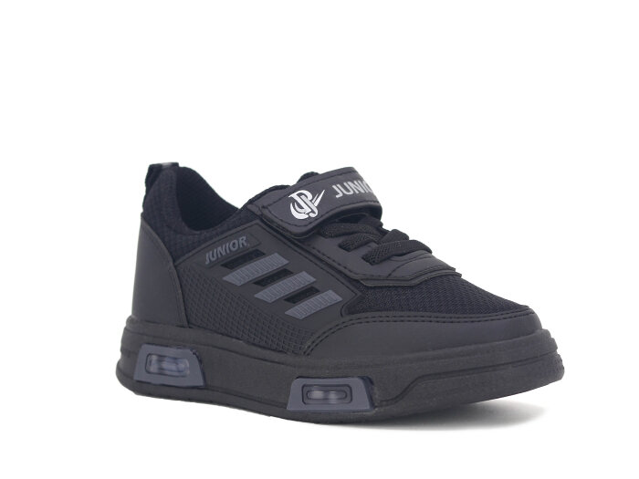 Projunior Patik 2660 Işıklı Spor Ayakkabı Siyah - Füme - Projunior