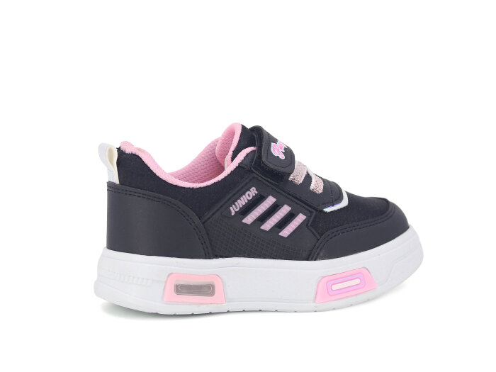 Projunior Bebe 2660 Işıklı Spor Ayakkabı Siyah - Pembe - 3