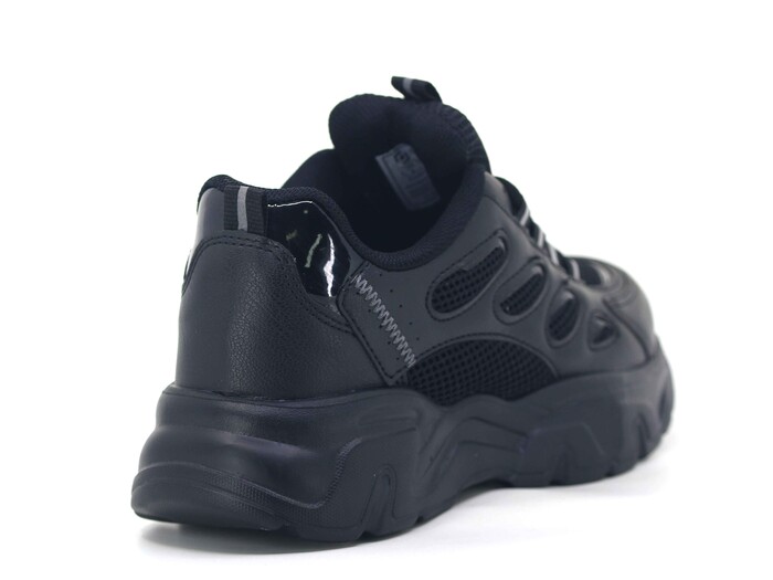 Queen Step Zenne 1001 Anorak Spor Ayakkabı Siyah Rugan