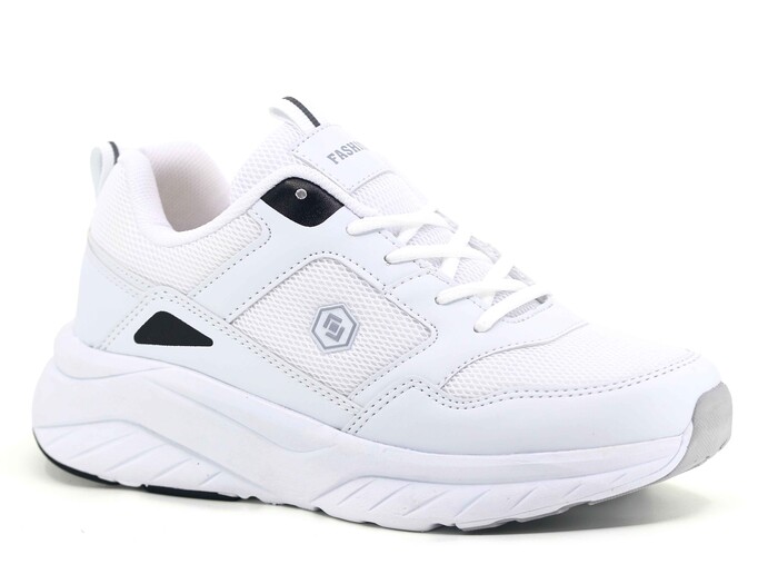 Queen Step Zenne 2110 Anorak Spor Ayakkabı Beyaz - Siyah - Queen Step