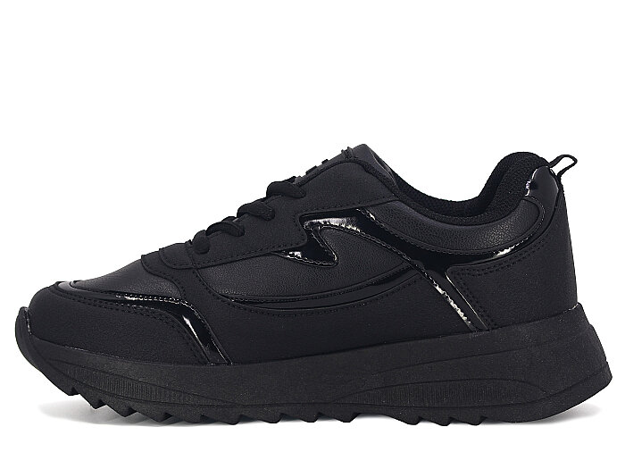 Queen Step Zenne 4077 Cilt Spor Ayakkabı Siyah - Queen Step (1)