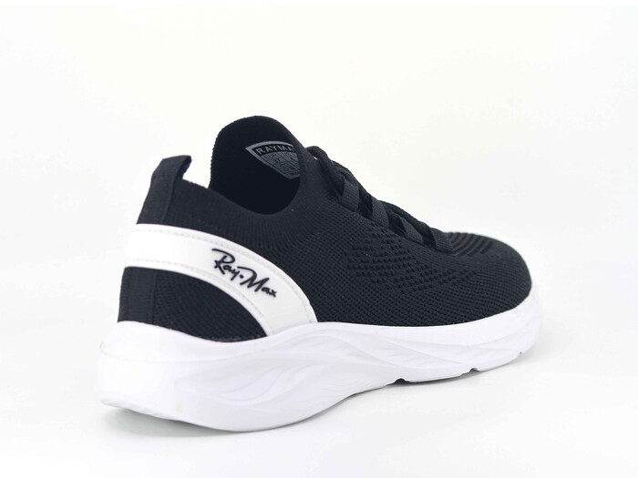 Raymax Zenne 351 Triko Spor Ayakkabı Siyah - Beyaz - 3