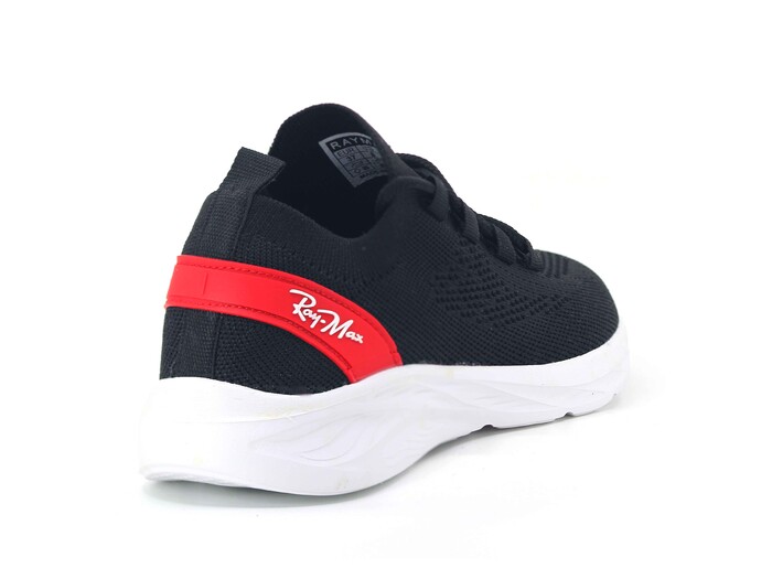 Raymax Zenne 351 Triko Spor Ayakkabı Siyah - Kırmızı - 3