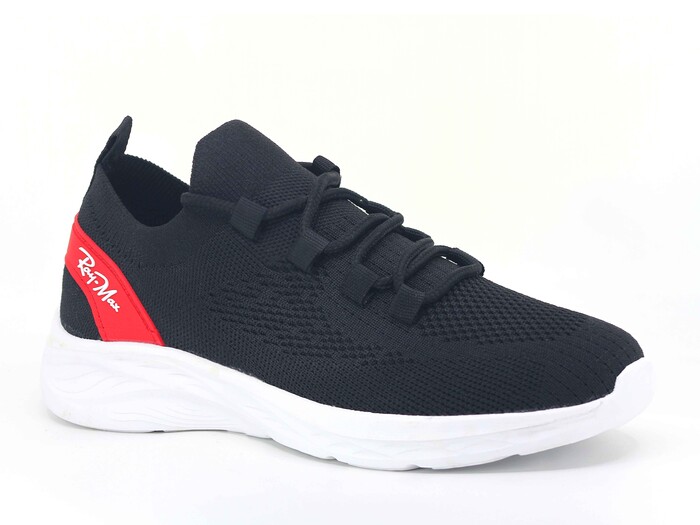 Raymax Zenne 351 Triko Spor Ayakkabı Siyah - Kırmızı 