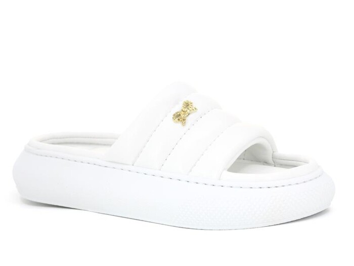 Redplay Zenne Dikişli Soft Günlük Terlik Beyaz - Redplay