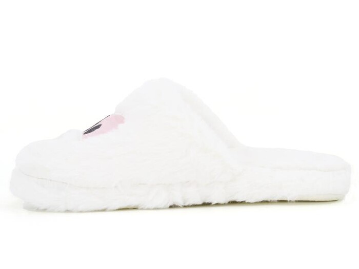 Redplay Zenne Köpek Nakış Figürlü Ev Terliği Ekru - 3