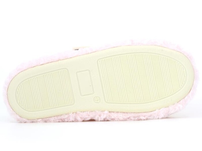 Redplay Zenne Köpek Nakış Figürlü Ev Terliği Pembe - 4