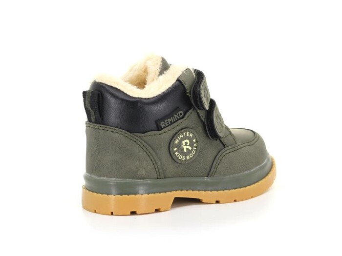 Remind Bebe RM-2029 Çift Cırtlı Peluşlu Erkek Bot Haki - 5