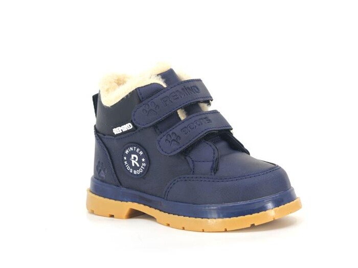 Remind Bebe RM-2029 Çift Cırtlı Peluşlu Erkek Bot Lacivert - Remind