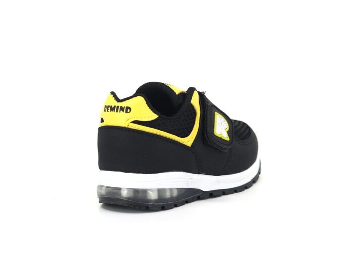 Remind Bebe RM-525 Cırtlı Anorak Spor Ayakkabı Siyah - Sarı - 3