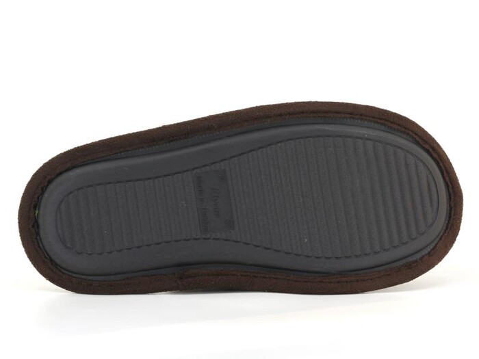 Riyam Garson Tokalı Kışlık Ev Terliği Kahve - 3