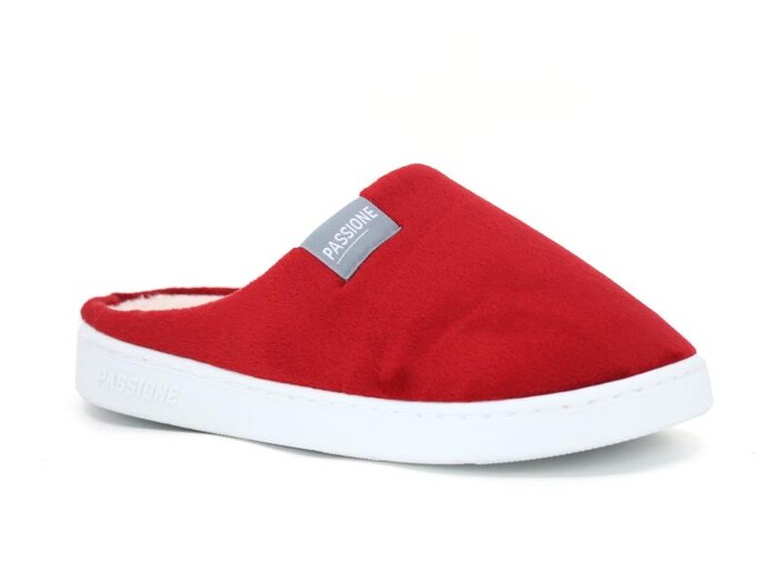 Riyam Zenne Poli Gondol Nakılşı Ev Terliği Kırmızı 