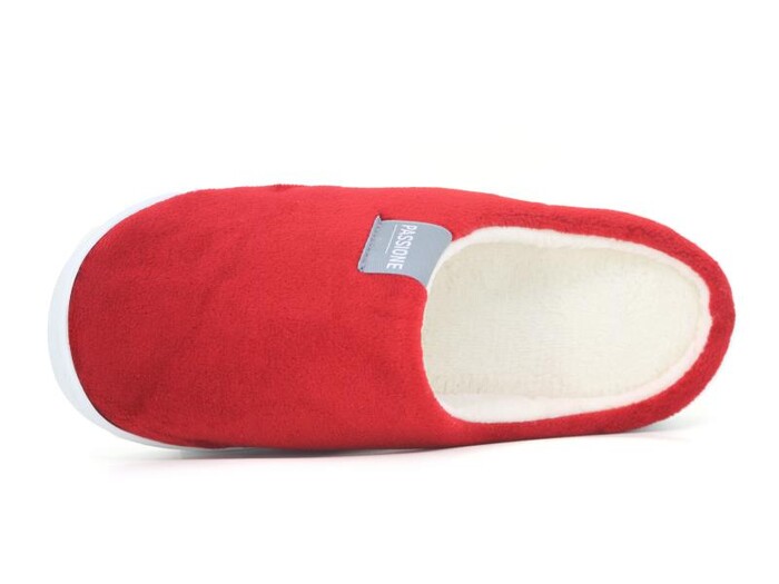 Riyam Zenne Poli Gondol Nakılşı Ev Terliği Kırmızı - 2