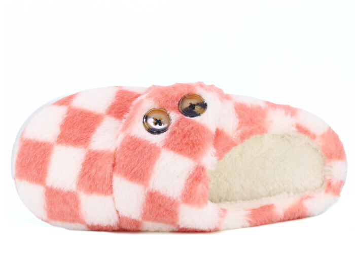 Riyam Zenne Yeni Gondol Düğmeli Ev Terliği Pudra - Beyaz - 2