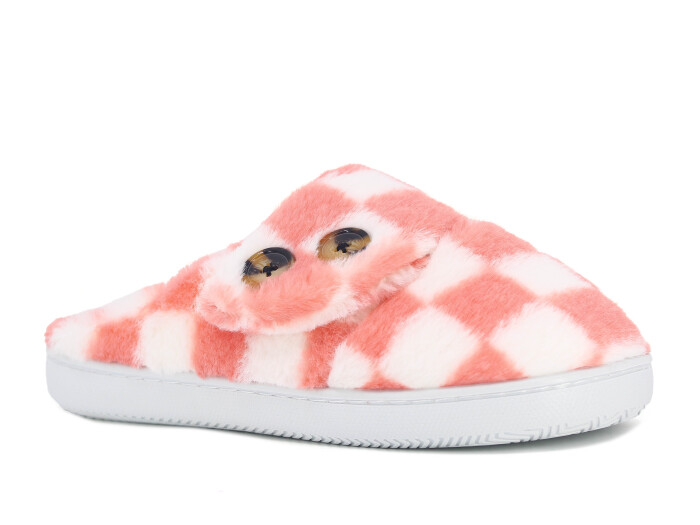 Riyam Zenne Yeni Gondol Düğmeli Ev Terliği Pudra - Beyaz - Riyam