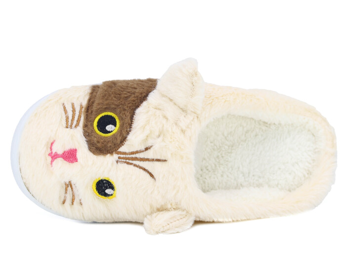 Riyam Zenne Yeni Gondol Kedili Ev Terliği Ekru - Riyam (1)