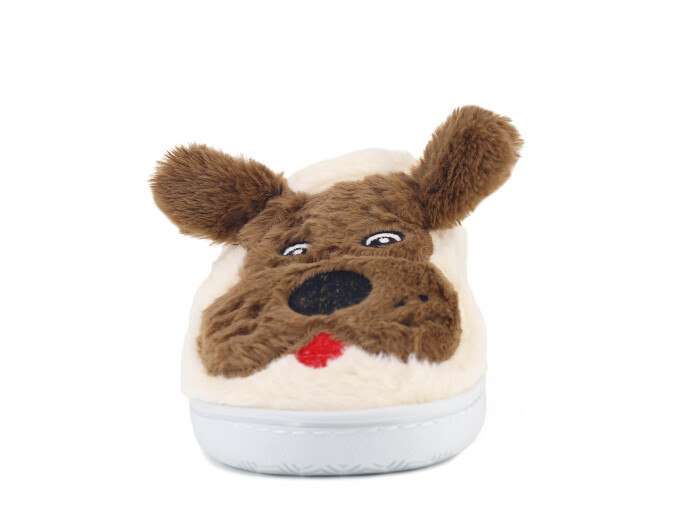 Riyam Zenne Yeni Gondol Köpekli Ev Terliği Ekru - Riyam (1)