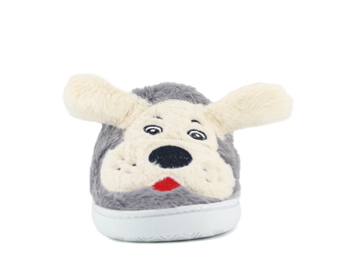 Riyam Zenne Yeni Gondol Köpekli Ev Terliği Gri - 2