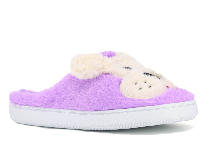 Riyam Zenne Yeni Gondol Köpekli Ev Terliği Mor - 1