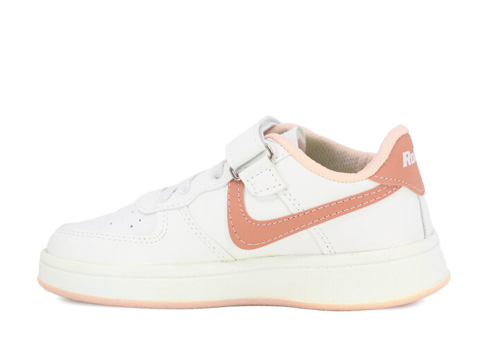 Rolex Filet 003 Cilt Spor Ayakkabı Beyaz - Somon - Rolex (1)