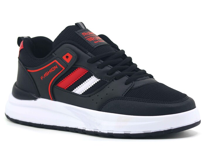 Roller Merdane 019 Anorak Spor Ayakkabı Siyah - Kırmızı - Roller