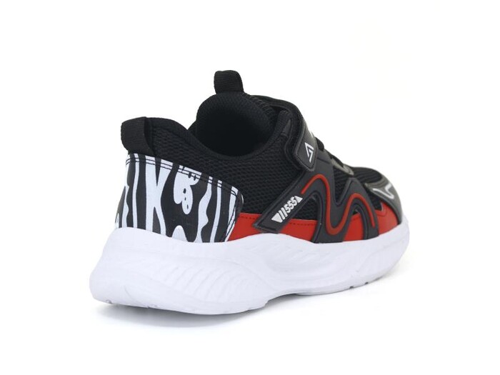 Romax Filet 3006 Anorak Spor Ayakkabı Siyah - Kırmızı - Thumbnail