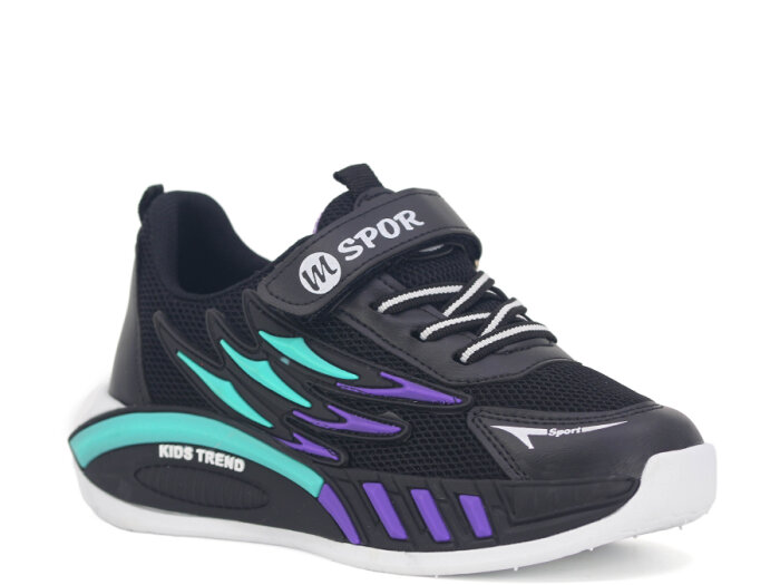 Romax Filet 4000 Sport Line Anorak Spor Ayakkabı Siyah - Lila - 1