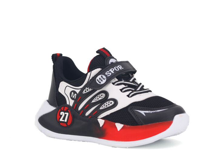 Romax Patik 4002 Sport Line Anorak Spor Ayakkabı Siyah - Kırmızı 