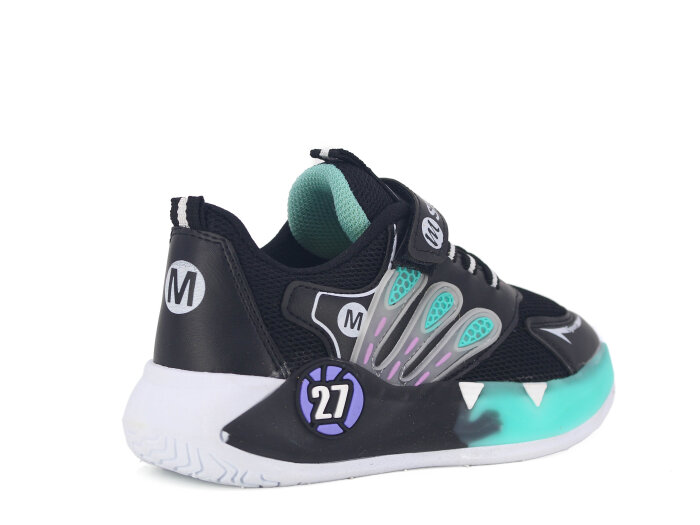 Romax Patik 4002 Sport Line Anorak Spor Ayakkabı Siyah - Yeşil - 3